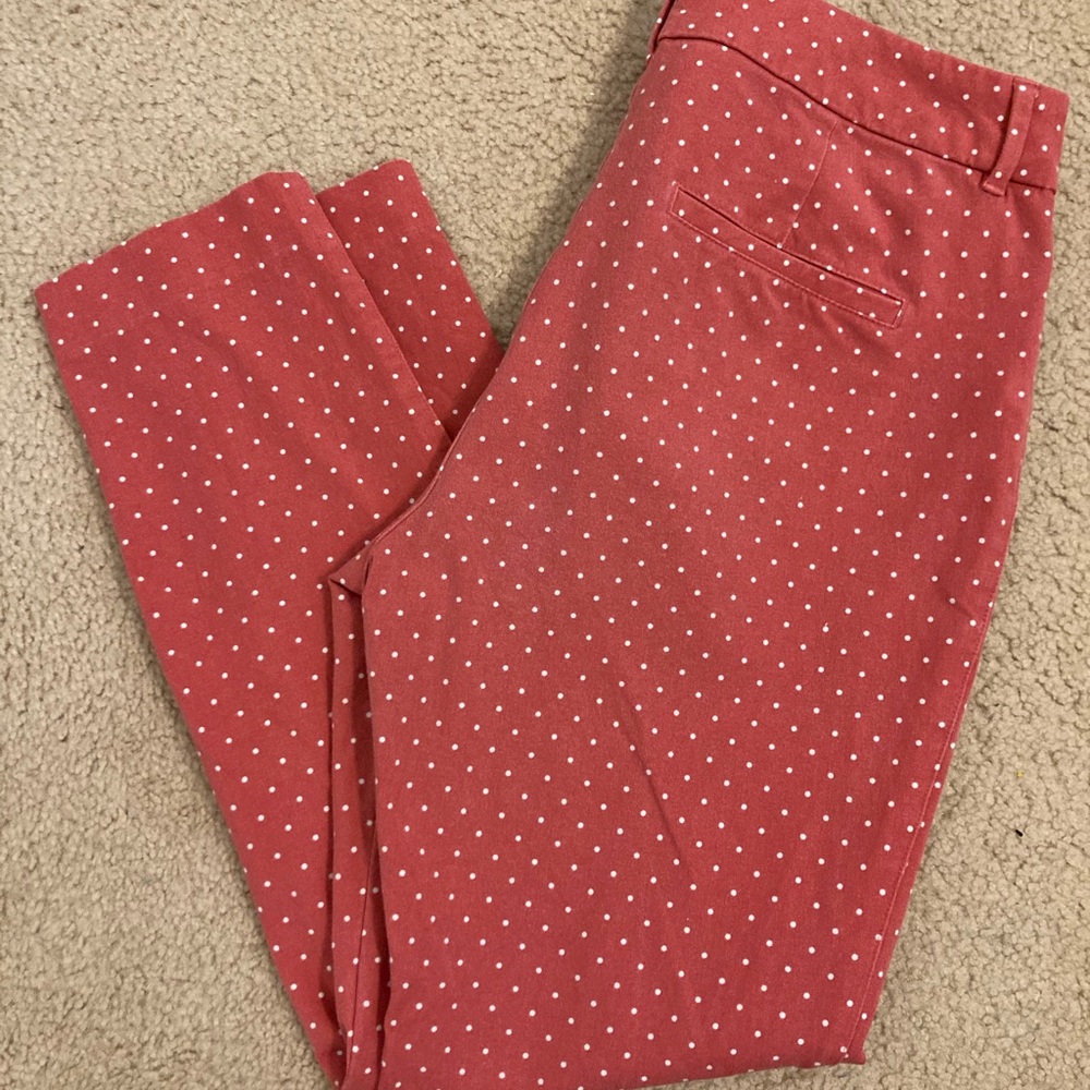 Pink Polka Dot Pixie High Rise - Old Navy (Size 6)